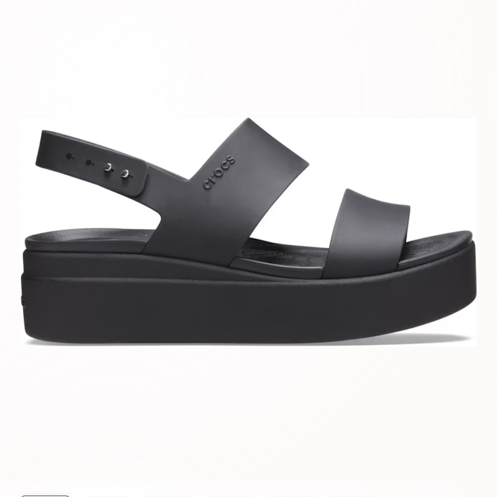 CROCS Women's Brooklyn Low Wedge Sandals -NWT!! - Picture 2 of 6
